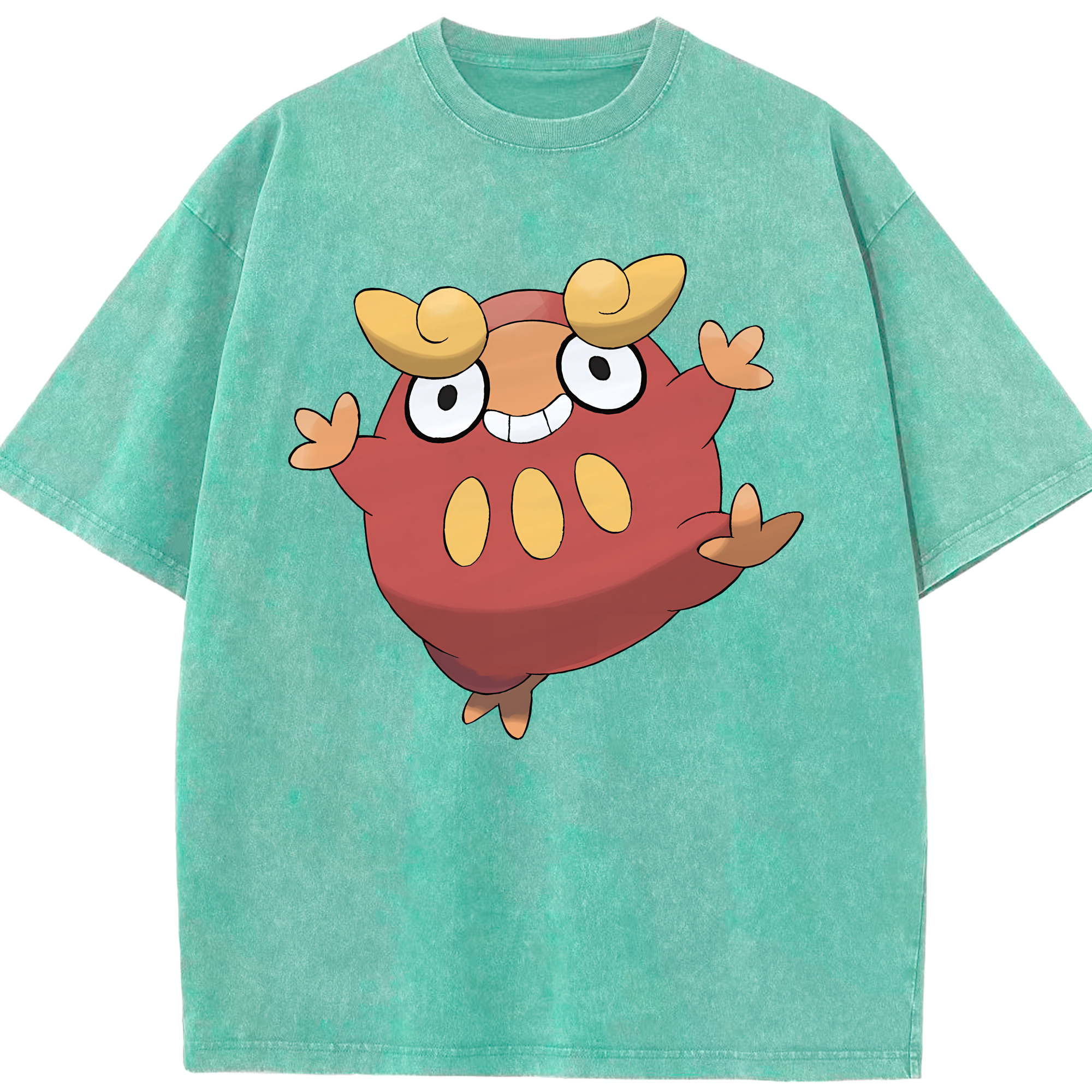 （画像用） ポケットモンスター Pokémon 綿100% ヴィンテージ風 半袖Tシャツ（フロントプリント）